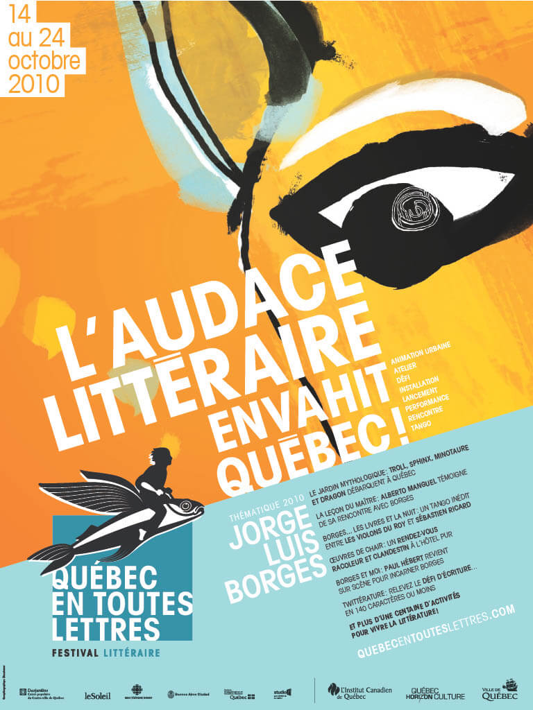 Affiche Québec en toutes lettres 2010