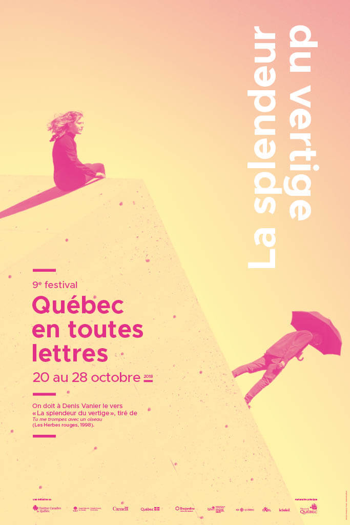 Affiche Québec en toutes lettres 2018