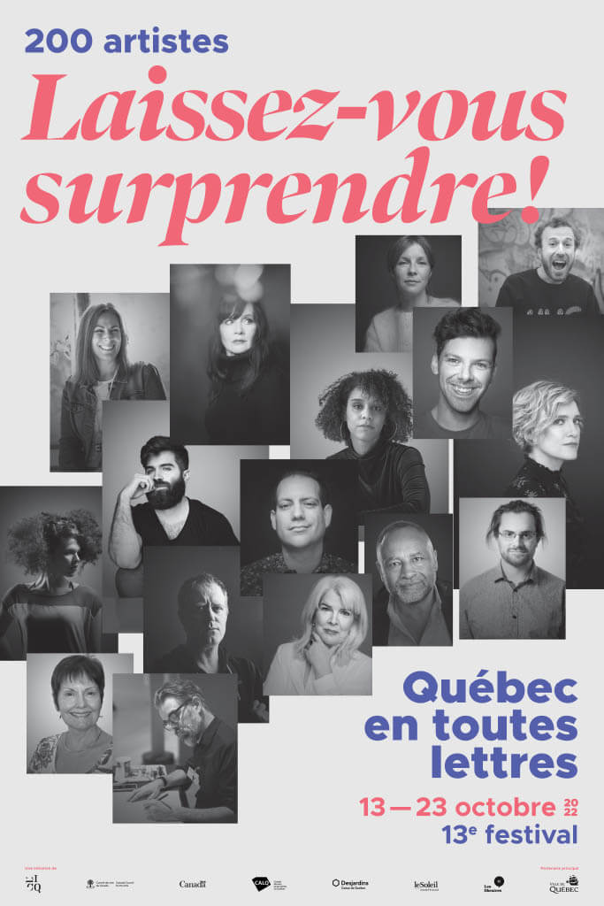 Affiche Québec en toutes lettres 2022