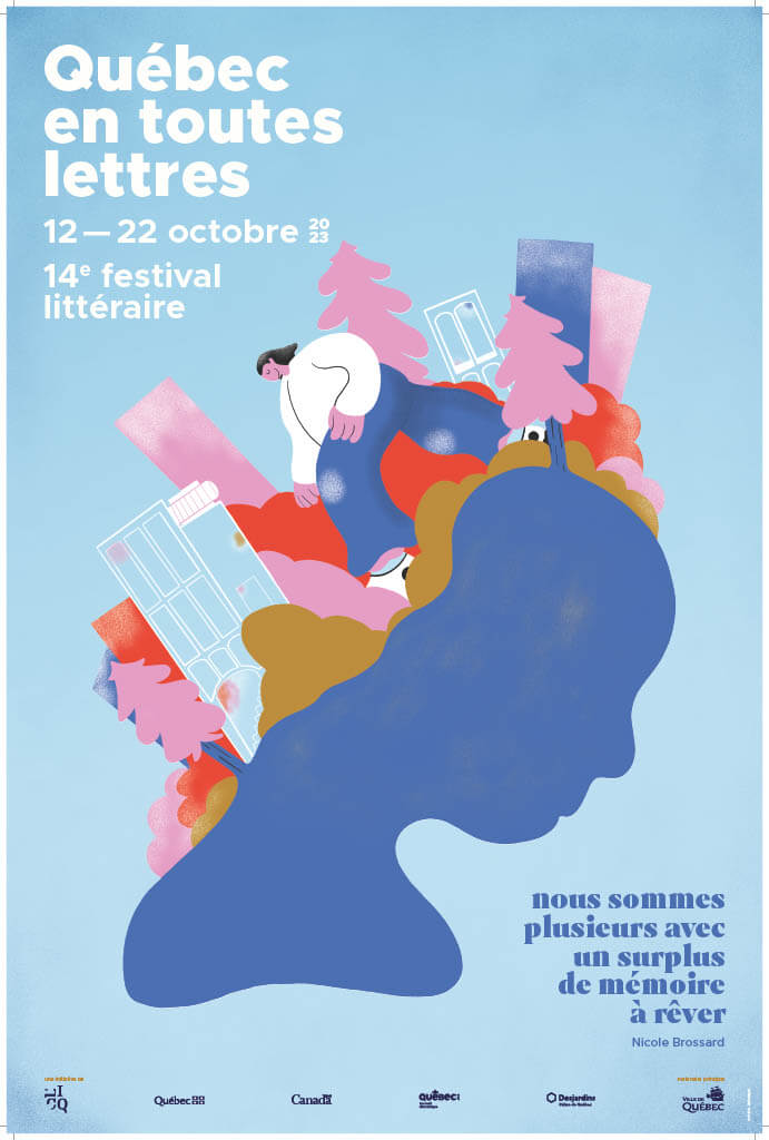 Affiche Québec en toutes lettres 2023